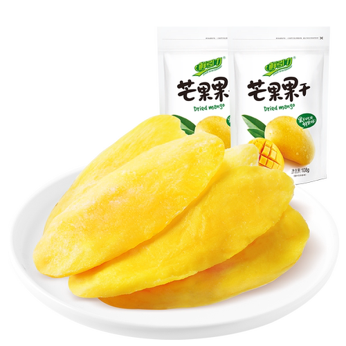 鲜引力芒果干108g芒果果干蜜饯果脯水果干休闲食品办公室零食小吃
