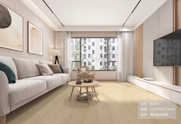 木地板复合地板厦门木地板耐磨地板标准12mm包安装 - 实物图