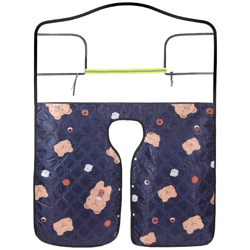 电动车前挡风板秋冬款电瓶车摩托车挡风罩加厚四季春秋高清防风罩