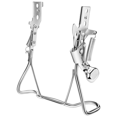 电动自行车加粗双孔双弹簧脚撑架