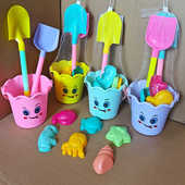 沙滩玩具批发 玩沙挖沙铲九件套装 宝宝铲沙公园摆摊夜市地摊货