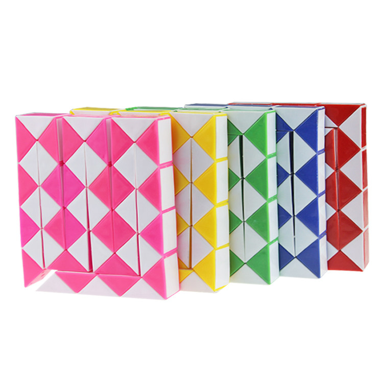 3 차 루빅스 큐브 다양한 마술 눈금자 24 36 48 섹션 마술 지팡이 지능 선물 어린이 장난감 외계인 루빅스 큐브 학생