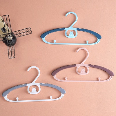 【雨露】儿童婴儿多功能防滑衣架5个