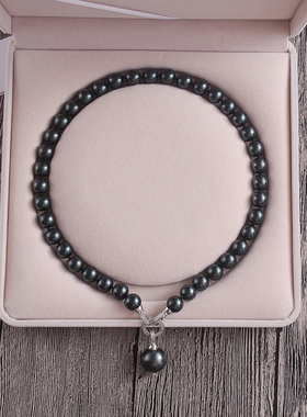 高端复古贝壳珍珠短款项链