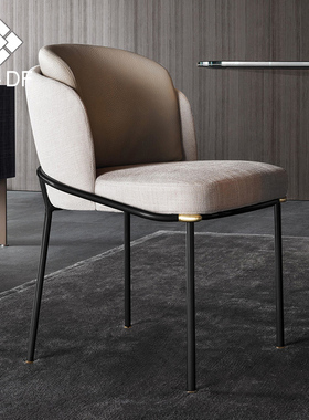 MS严选/Fil Noir 意式书椅梳妆椅设计师全屋定制休闲家用轻奢餐椅