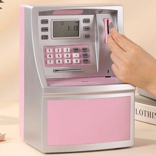 跨境atm自动存取款机存钱罐大容量可进出智能密码刷卡儿童储蓄罐