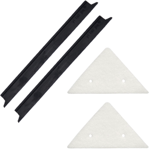 依来洁家用双面玻璃擦玻璃器双层擦窗器胶条魔术贴刮水条棉条配件