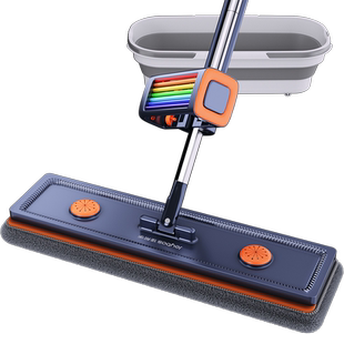 佳帮手拖把家用一拖净2025新款免手洗刮水一体带桶平板拖地神器
