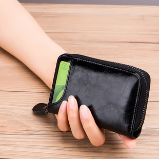 汽车钥匙包男款真皮多功能百搭拉链锁匙包女士情侣卡片包高档时尚