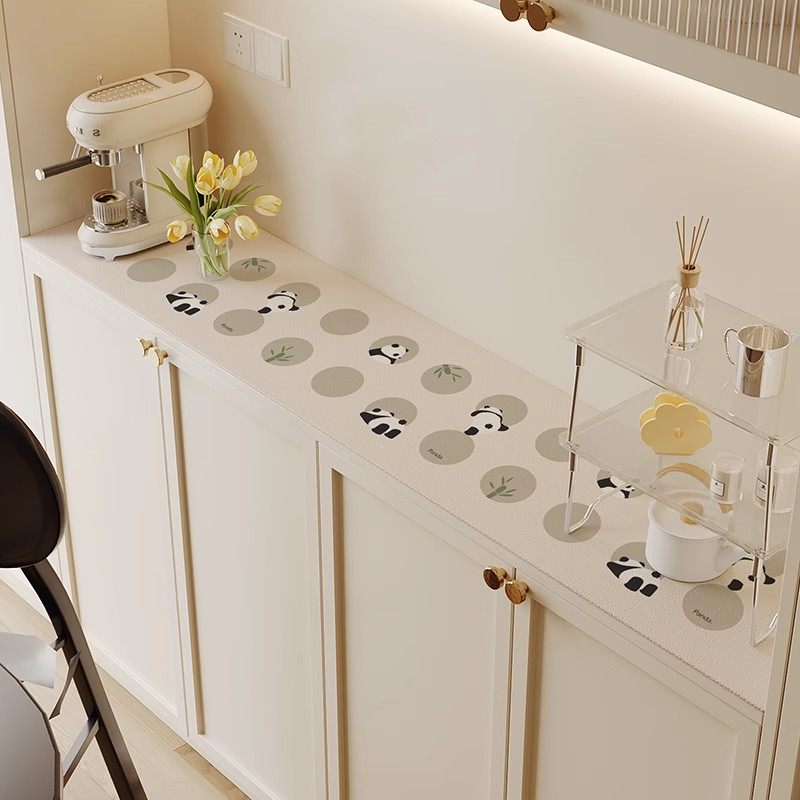 硅胶鞋柜台面垫高级感餐边柜垫桌布免洗防水防油桌垫电视柜保护垫