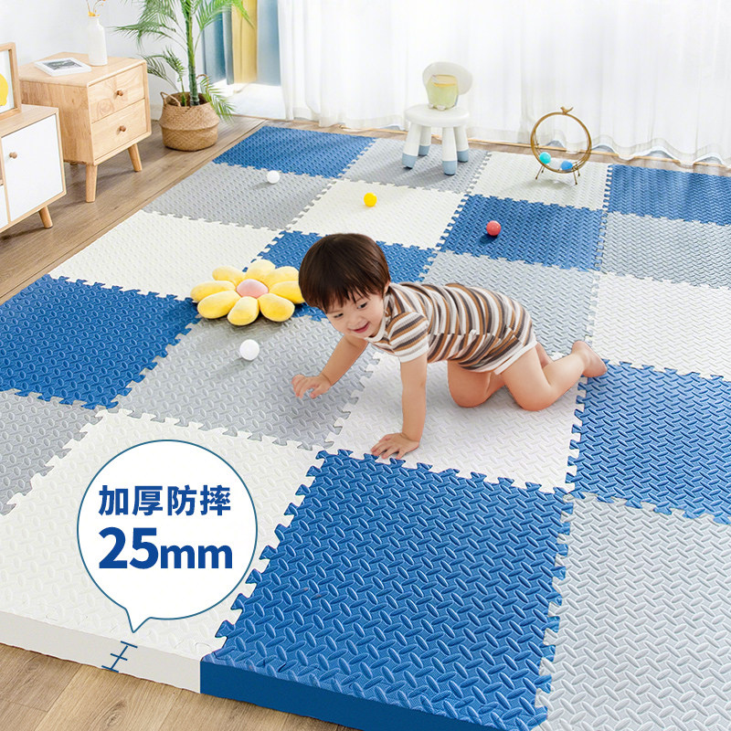 拼接泡沬地垫婴幼儿童加厚家用爬爬垫宝宝爬行垫榻榻米海绵地tf