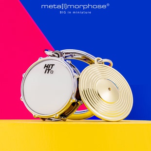 架子鼓钥匙扣包包挂件 比利时metalmorphose趣味乐器旋律系列礼物