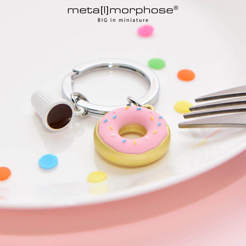 Metalmorphose甜甜圈合金车钥匙扣挂件 迷你可爱精致创意生日礼物