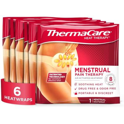 美国直邮 ThermaCare Portable Menstrual Heating经期加热片 6片