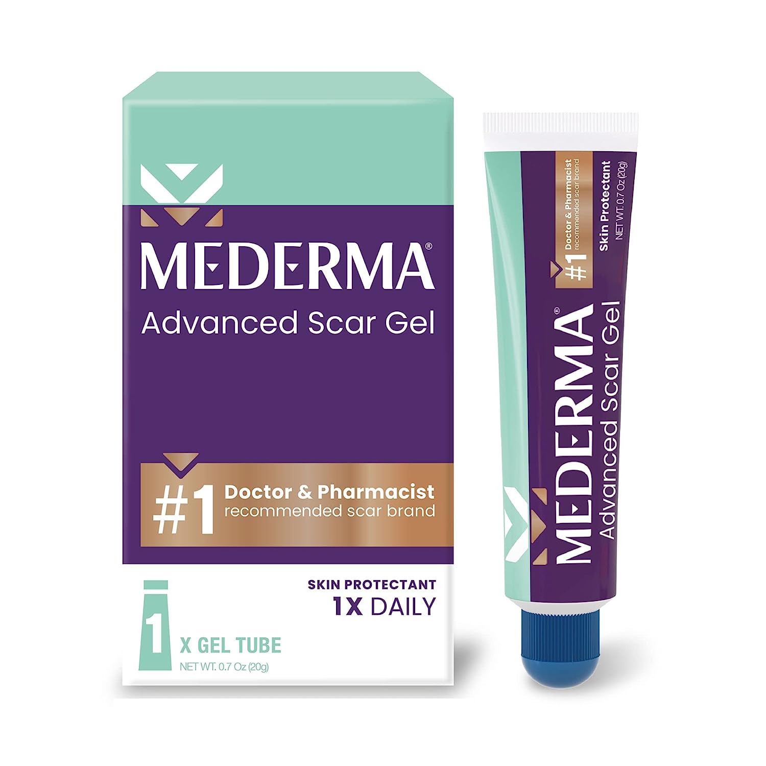 美国直邮 Mederma斑痕凝胶植物提取新旧斑痕粉刺缝线烧伤疤20g/支