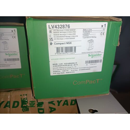 施耐德塑壳断路器NSX630F  Mic2.3 3P LV432876全新原装请询价