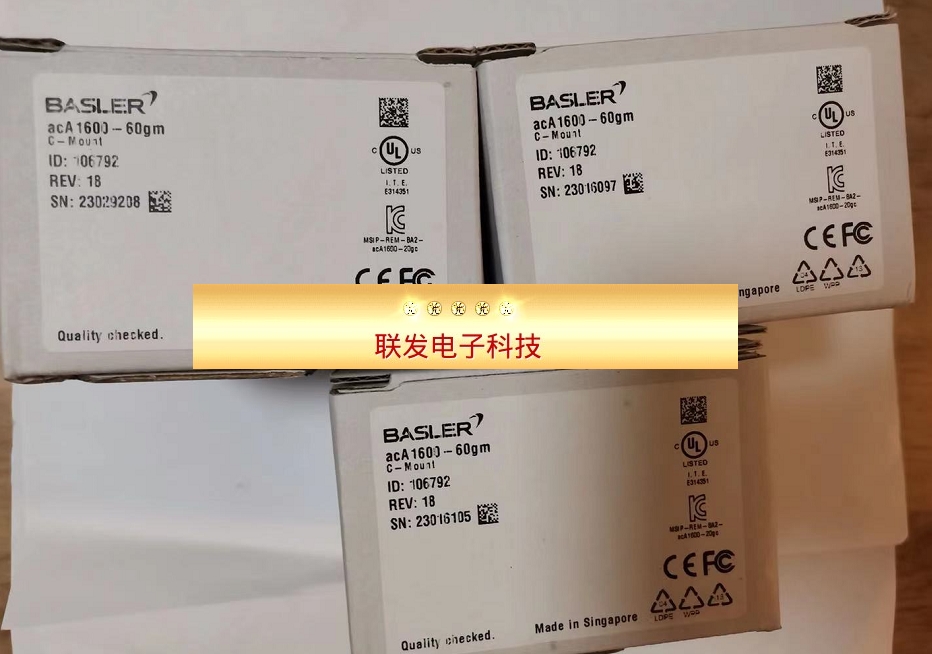 现货 acA1600-20gm acA1600-60gm acA1600-20gc 原装basler拍前询