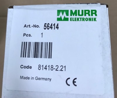 全新原装MURR穆尔总线模块56414 56415 5641全新原装拍前请询价