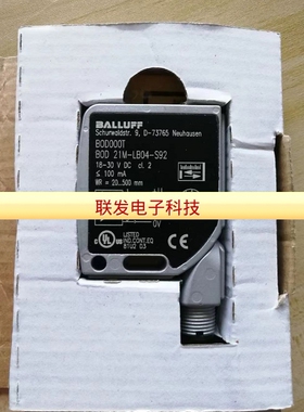 原装BALLUFF巴鲁夫BOD000T光电距离传感器BOD 21M-LB04-S92拍前询