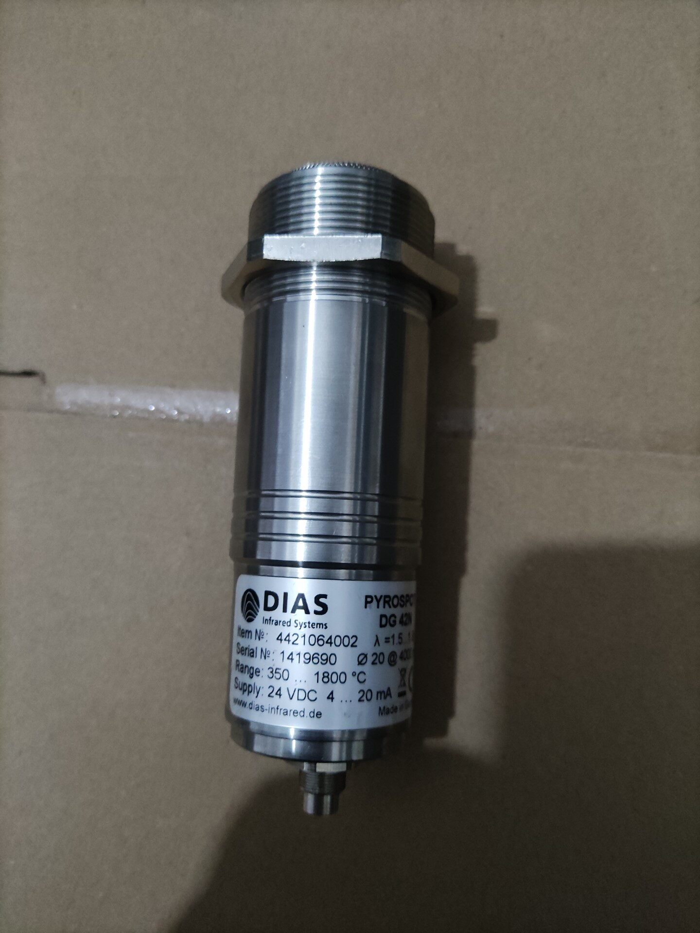 德国dias dg42n 感应加热半导体单晶硅炉专用在线式红拍前请询价