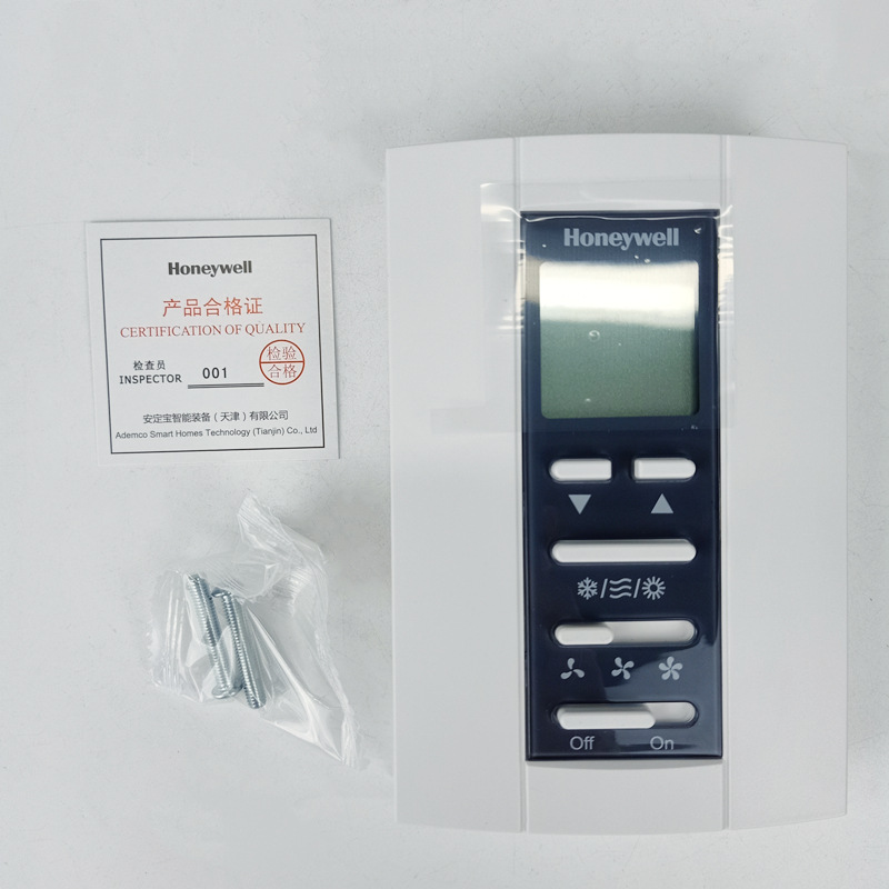 Honeywell霍尼韦尔T6812DP08风机盘管中央空调两管制液晶温控器