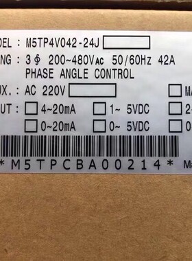 WATT桦特电力调整器M5TP4V042-24J全新原装现货拍前请询价