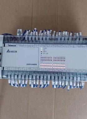拆机台达PLC  DVP64EH00R3+模块DVP-F2DA  DVP32HP00T ,DVP-20PM