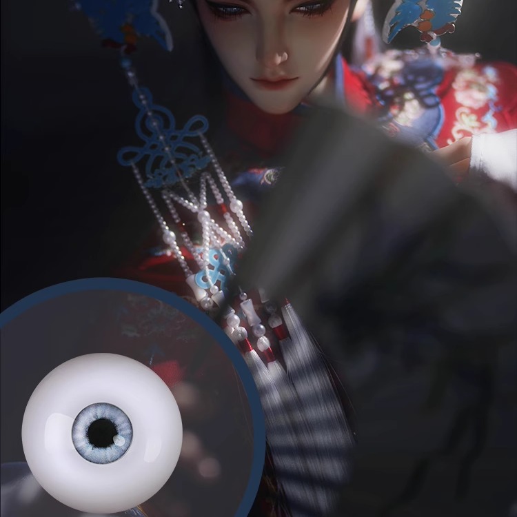 龙魂人形社 BJD配件 BJD眼珠 旦眼珠LH-PE0015(16mm小虹膜)
