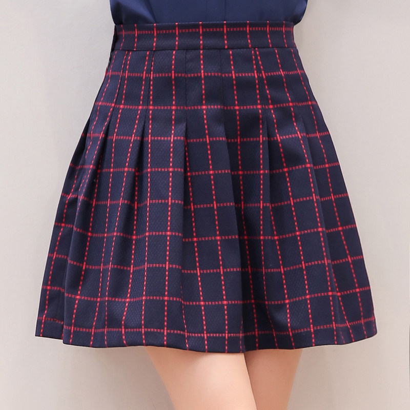 2019 summer new pattern lattice Bouffancy Short skirt Women's wear student Paige Culottes Korean Edition Body skirtin the Women's clothing/Boutique , Skirts  category - from Buy2taobao.com to provide professional Taobao agent buy service