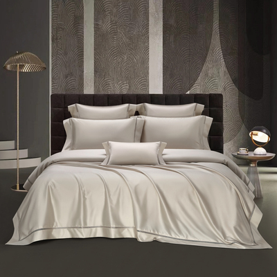 寐享100S双股长绒棉纯色套件