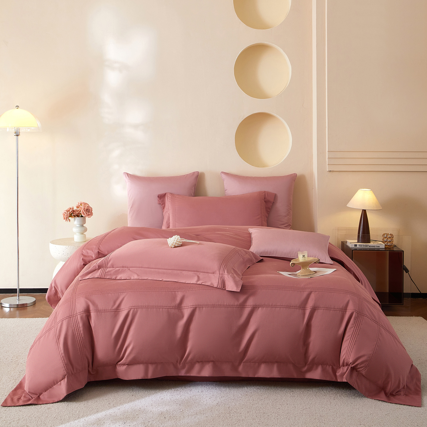 寐享80支婴肤纯棉磨毛四件套