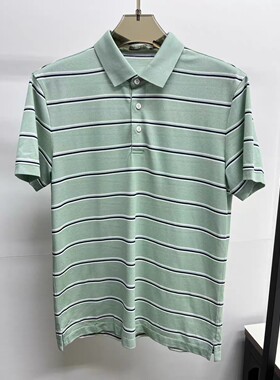 JT2821447 JT2821427九家男装休闲商务翻领短袖T恤POLO衫含桑蚕丝