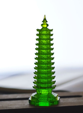 珍悦琉璃十三层文昌塔摆件