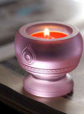 珍悦古法琉璃梵华酥油灯长明灯