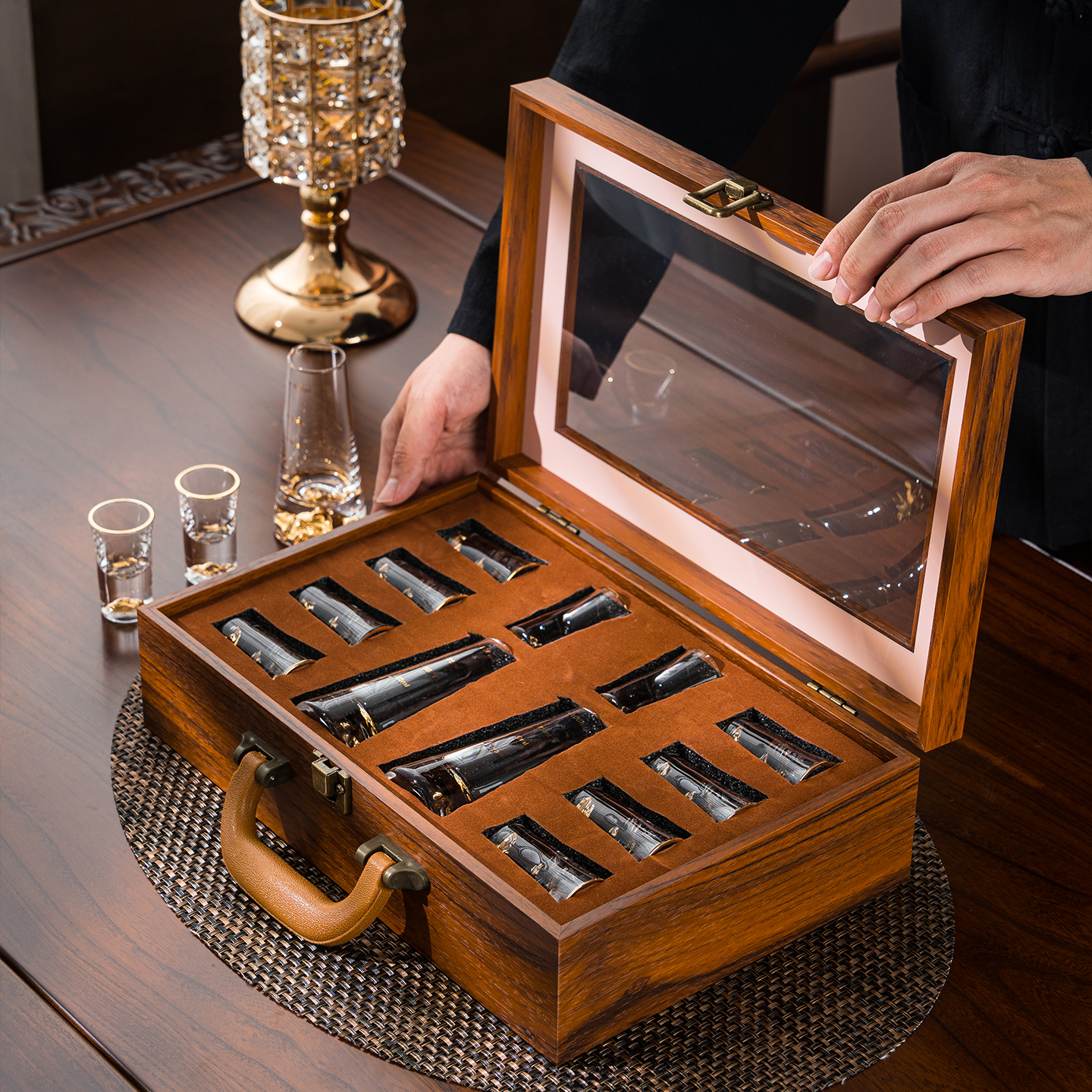 【铭喜】白酒杯分酒器套装礼品