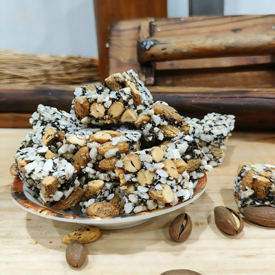 东阳香榧糖芝麻酥冻米糖非遗切糖浙江特产25年新货海盐香榧子糖