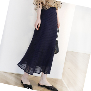 时髦优雅都可搭 气质感 pkn小鱼尾半身裙 新款 2023夏装