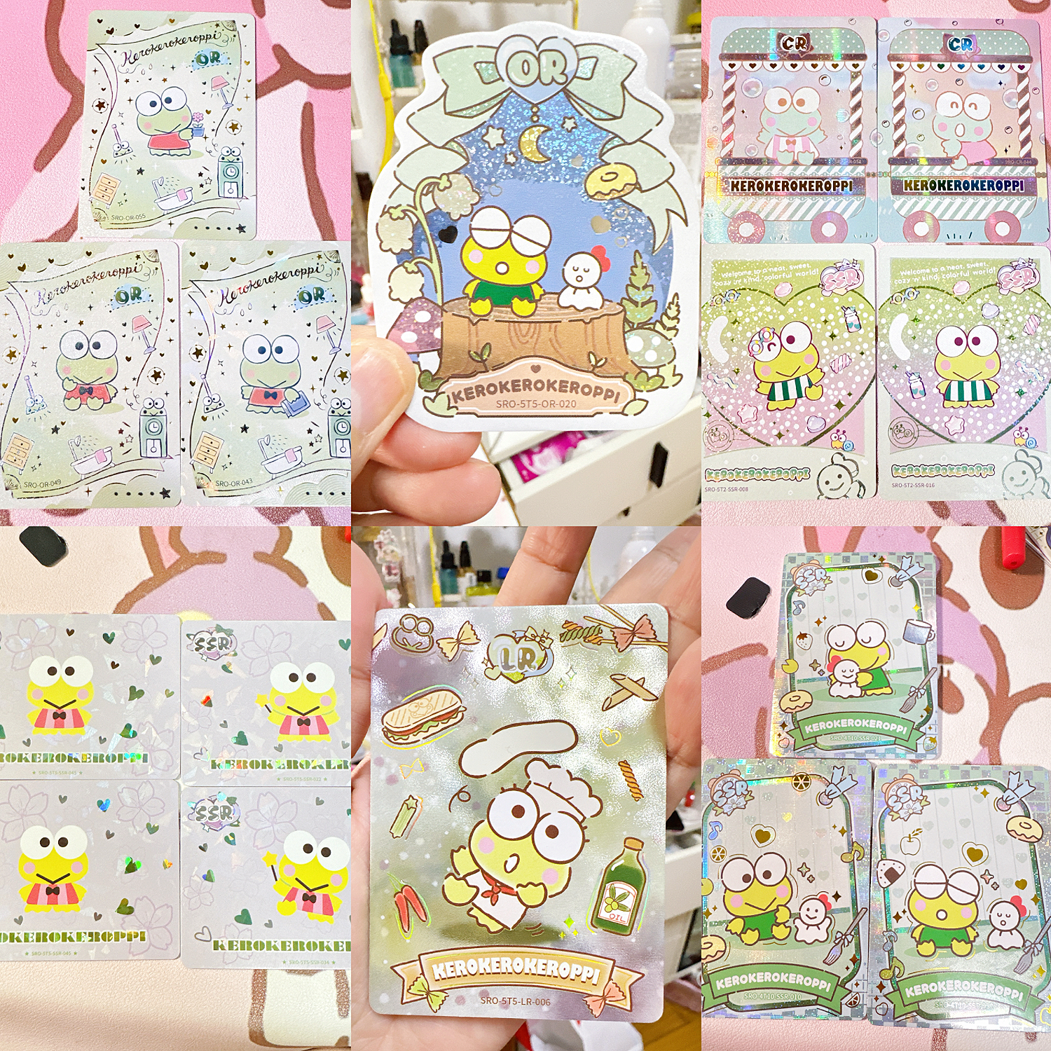 10月正品三丽鸥青蛙卡片收藏卡牌Sanrio Keroppi card