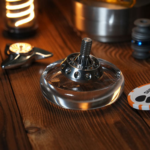 喵家MLD不锈钢指尖玩具格里芬Griffin Q2手捻陀螺随身EDC解闷减压