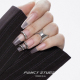 PANCY简约小众设计关节戒钛钢戒指高级感不掉色指甲套尾戒个性 女