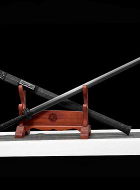 天铭汉剑花纹钢锻打中式传统宝剑