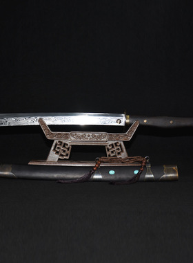 龙泉市刀剑传统康熙战刀高锰钢