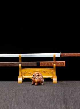 龙泉市刀剑高锰钢素装唐横刀手工