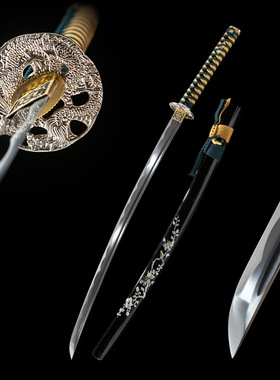 龙泉手工一体长刀东洋日本刀居合