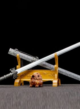 龙泉市刀剑高锰钢手工锻打唐剑