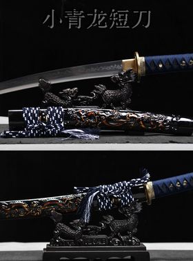 龙泉市刀剑短款12寸T10钢烧刃