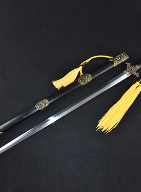 龙泉市刀剑刻花手工锻打宝剑