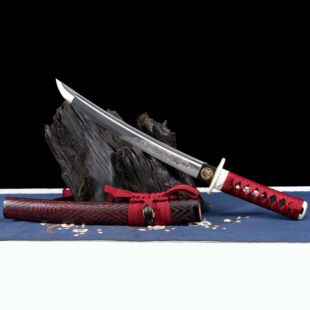 龙泉市刀剑一体中碳钢日式短刀打刀影视肋差防身冷兵器宝剑未开刃