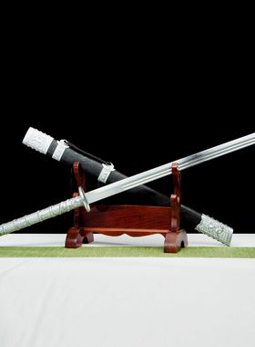 龙泉市刀剑高锰钢手工锻打双手