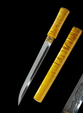 外贸高档手工金丝楠木日本刀东洋